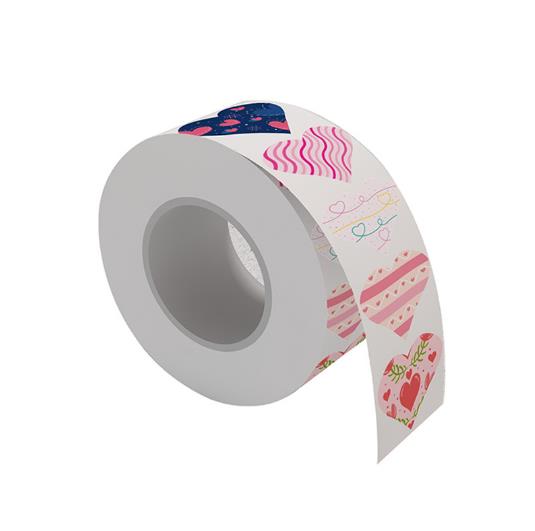 包装資材★手作り工芸品★プレゼントの装飾など★★粘着シール★1巻き=500P