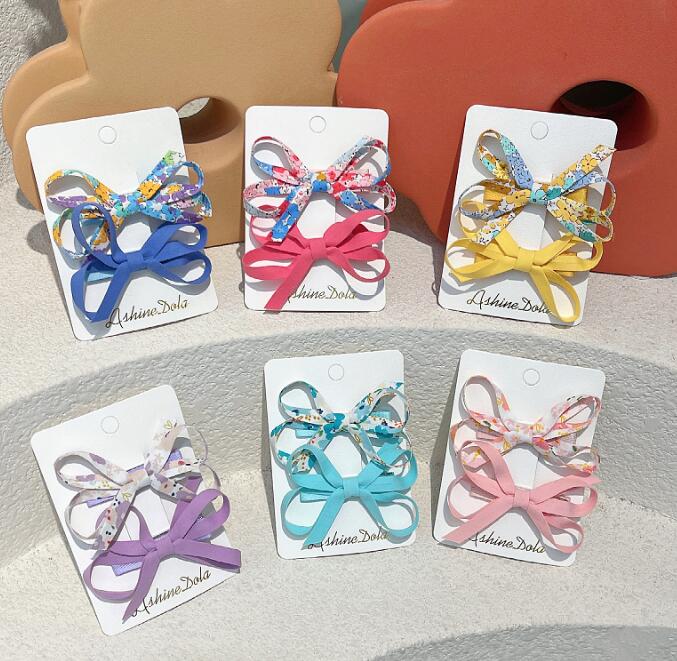 子供用★キッズ★髪飾り★まとめ髪用★ヘアアクセサリー★ヘアピン★2枚入り★多色