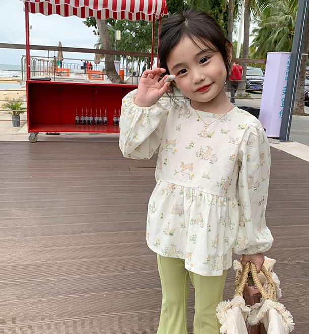 2023春新品★子供服　トップス　シャツ　90-140cm