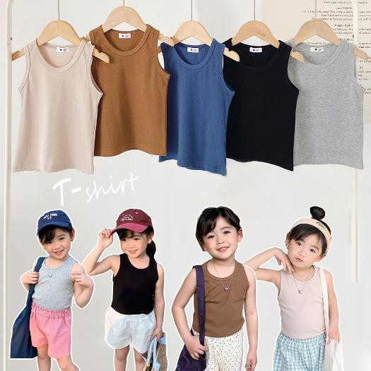 2023春夏新品★子供服　トップス　ベスト　90-140cm★5色