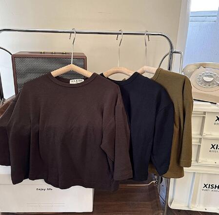 春新作★キッズ用アパレル★Tシャツ★長袖★90-140