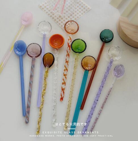 ★超人気★インテリア★しゃくし　ガラススブーン★