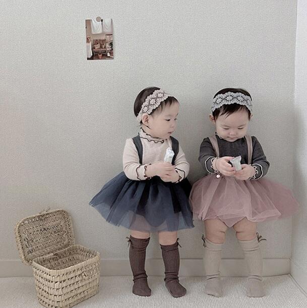 2023春秋新品★ベビー服★ロンパース　サロペット★66-90cm★2色