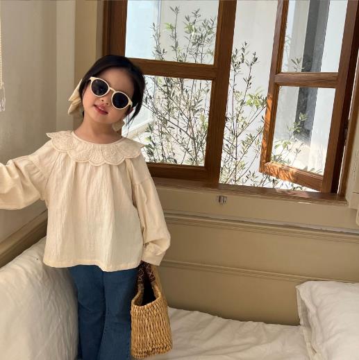 2023春新品★子供服　トップス　シャツ　80-140cm