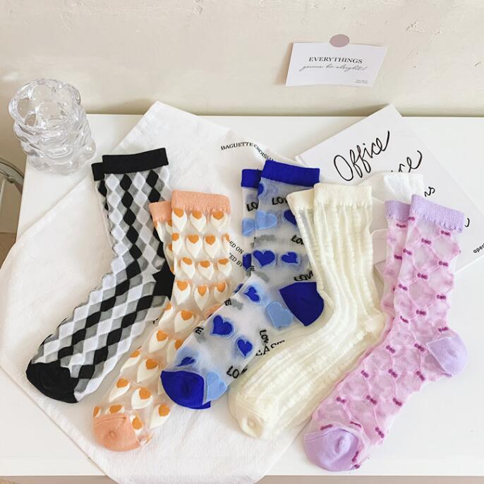 靴下★レデイース★ソックス★大人用★女性用★薄手★可愛い★5色