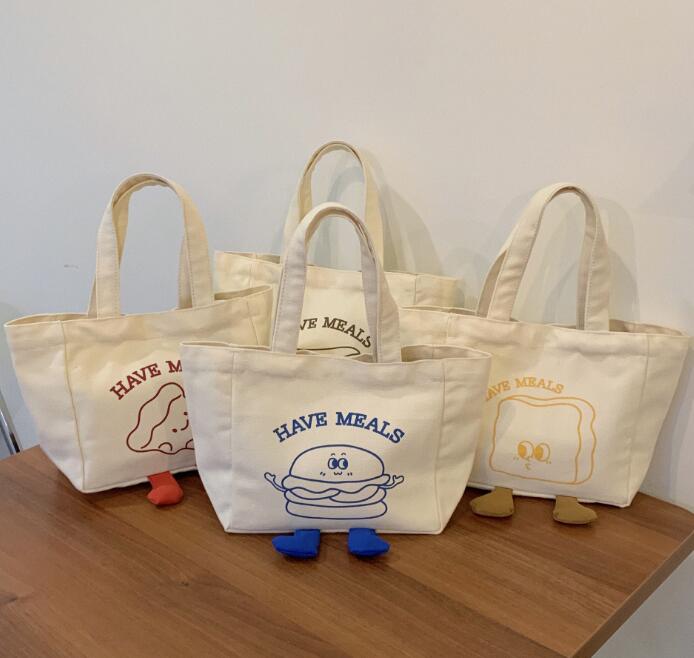 バッグ★ハンドバッグ★レディース★カジュアル★ズックバッグ★可愛い★4色