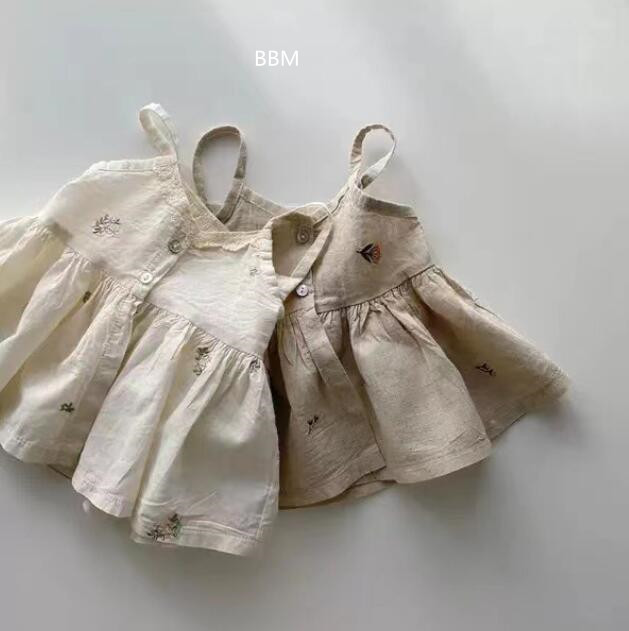 2023★春夏新作★韓国風子供服★吊りワンピース★2色66-100CM