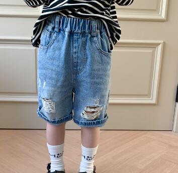 ★夏新作★キッズ用アパレル★ボトムス★ズボン★五分丈★90-140