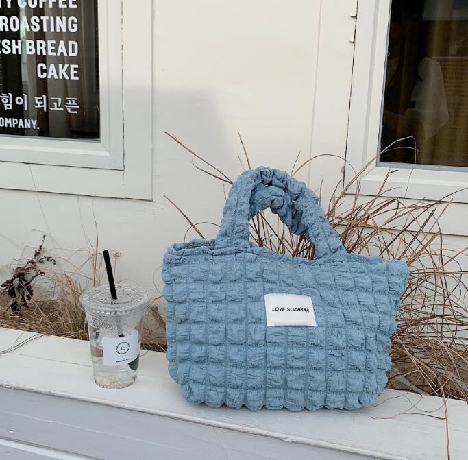 バッグ★ハンドバッグ★トートバッグ★親子★女の子★韓国風★無地★7色