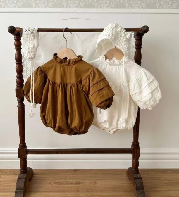 2023★春新作★韓国風ベビー服★ロンパース★長袖★2色66-90CM