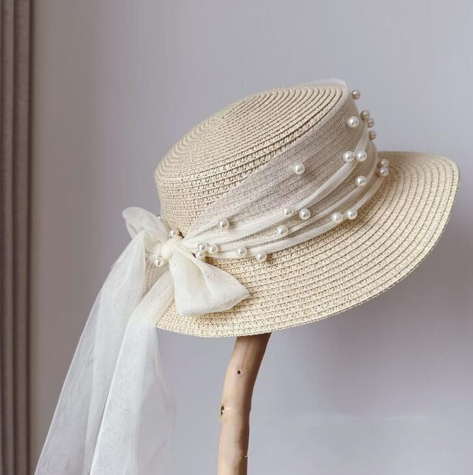 子供用★帽子★キッズ女の子★日焼け防止★麦わら帽子★カジュアル