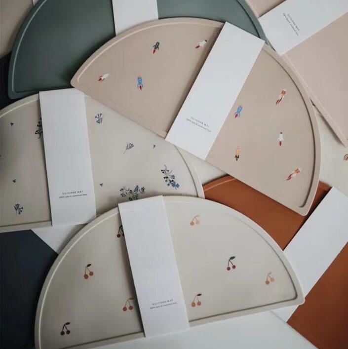 2023★韓国風★子供用★シリコンマット★断熱★滑り止め★6色