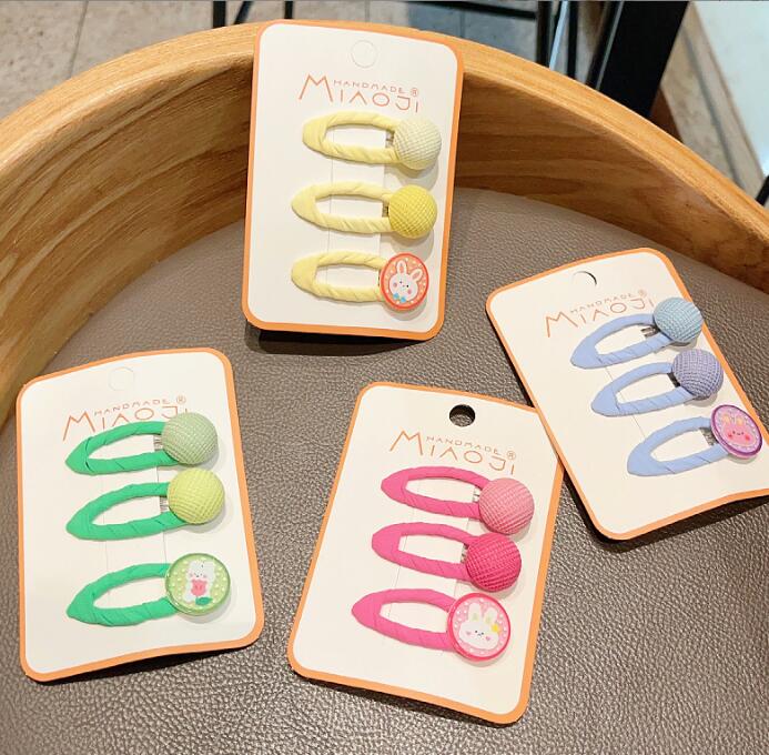 子供用★キッズ★髪飾り★まとめ髪用★ヘアアクセサリー★ヘアピン★3枚入り★多色