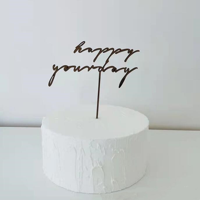 ケーキ飾り小物★誕生日お祝い★ケーキ*デコレーション★シンプル★2色