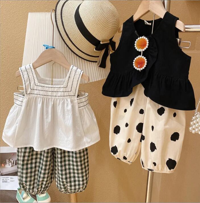 2023★春夏新作★韓国風子供服★トップス+ズボン2セット★2色90-140CM