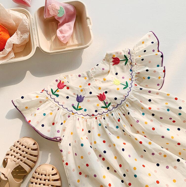 2023新品★子供服　ワンピース★90-140cm★