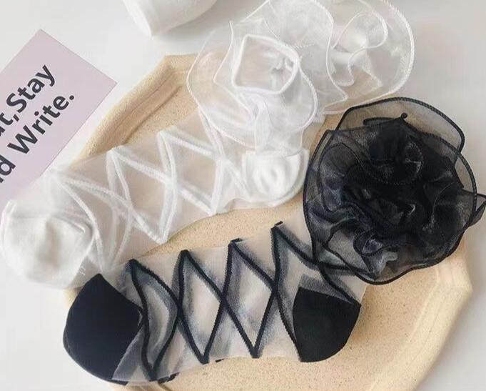 靴下★レデイース★ソックス★大人用★女性用★薄手★可愛い★2色