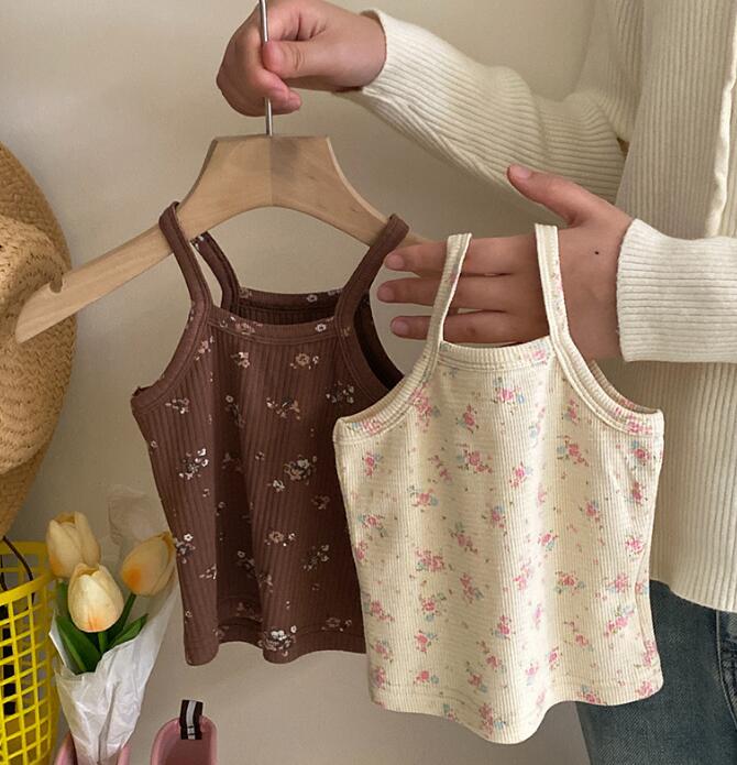 2023★春夏新作★韓国風子供服★キャミソール★2色90-140CM