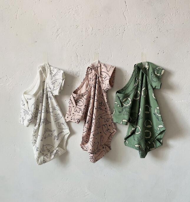 2023★春夏新作★韓国風ベビー服★ロンパース★3色66-90CM