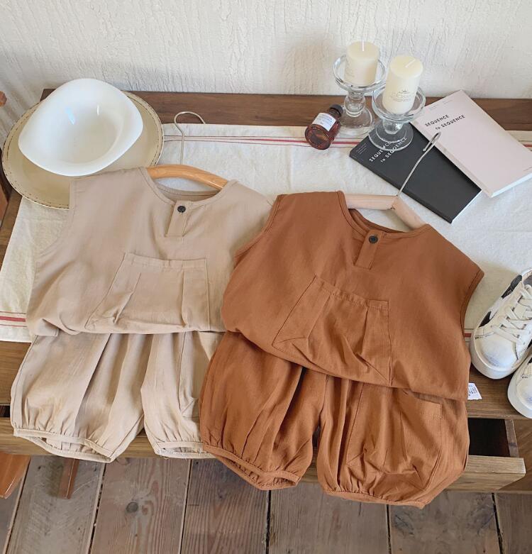 2023★春夏新作★韓国風子供服★トップス+ズボン2セット★2色90-140CM