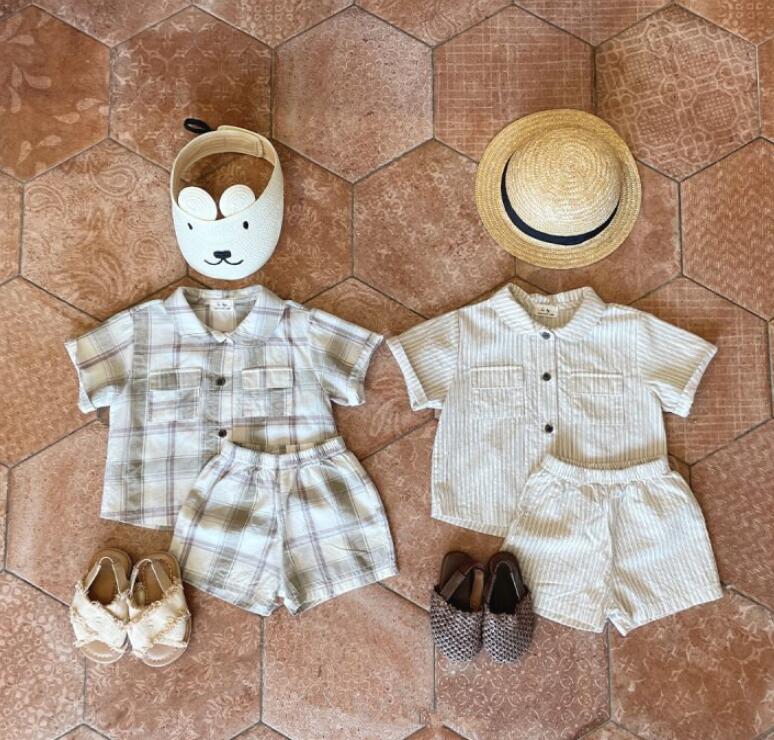 2023★春夏新作★韓国風子供服★トップス+ズボン2セット★2色73-120CM