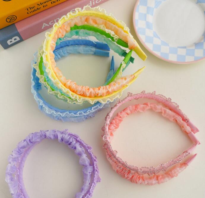 子供用★キッズ★髪飾り★まとめ髪用★ヘアアクセサリー★カチューシャ★2枚入り★5色