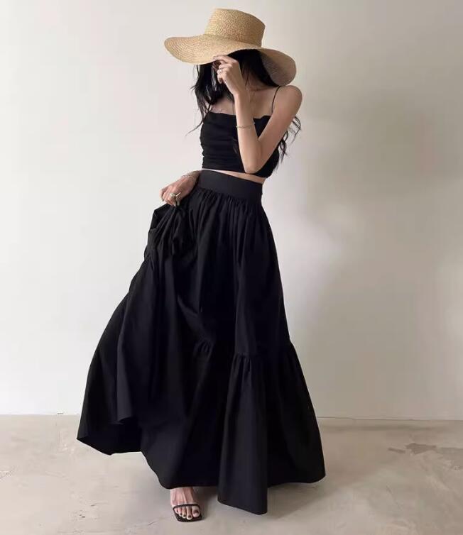 2023新型★レディース服　トップス+スカート　セット★ML　2色