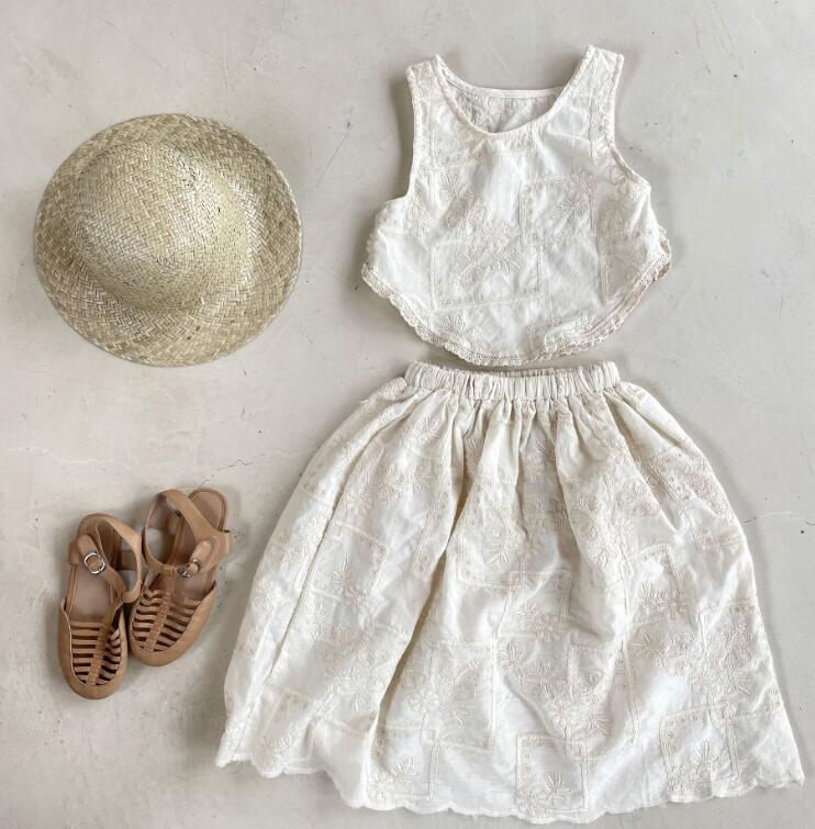 2023年新品★子供服　トップス+スカート★90-150cm★