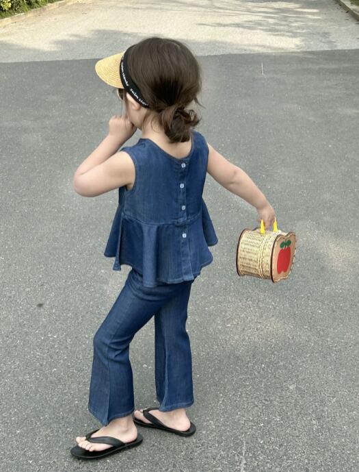 子供服★トップス+ズボン★セットアップ★韓国風子供服★キッズ女の子★7-17#