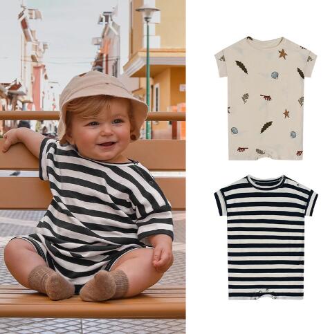 2023夏新品★ベビー服★ロンパース★66-90cm★2色