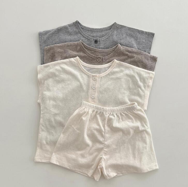 2023新品★子供服　トップス+ズボン　セット★73-100cm★3色