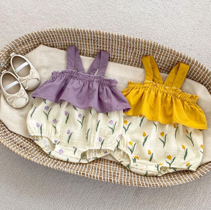 子供服★ロンパース★連体服★韓国風子供服★ベビー★可愛い★2色★66-90CM