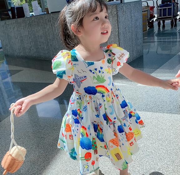 2023★春夏新作★韓国風子供服★ワンピース★7-15