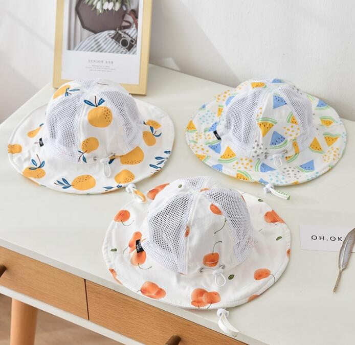 子供用★帽子★バケットハット★ベビー★男女兼用★日焼け防止★通気性★可愛い★4色