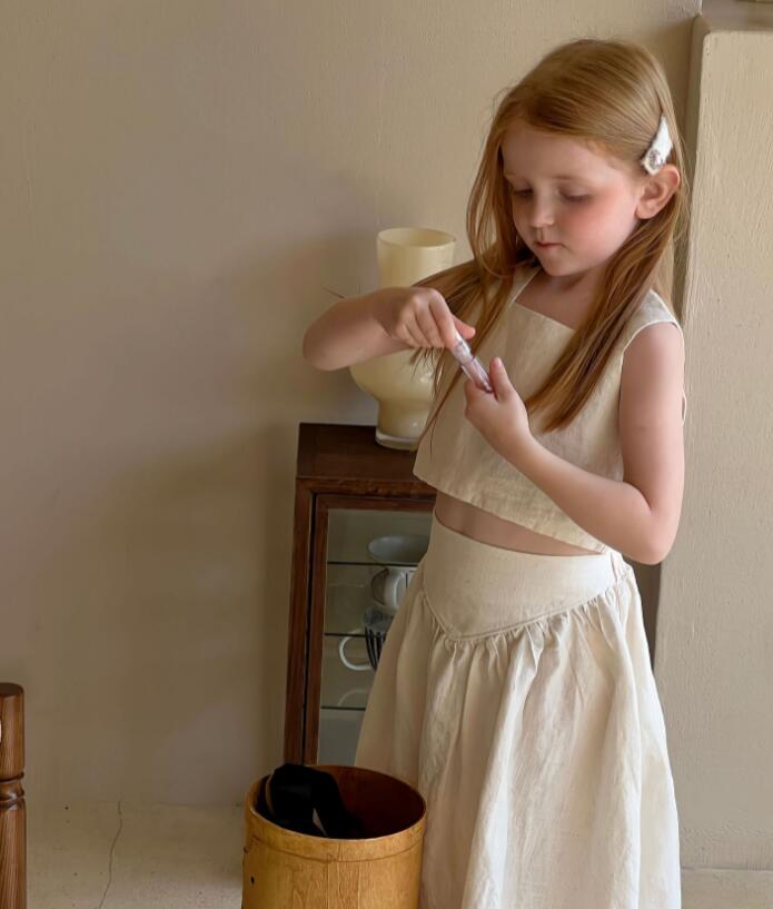 2023新品★子供服　トップス+スカート　セット★90-130cm★2色