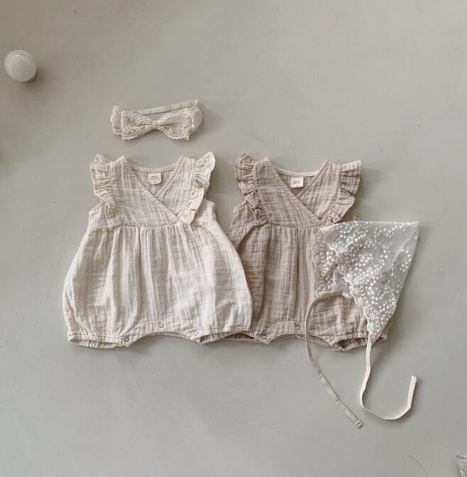 2023★春夏新作★韓国風ベビー服★ロンパース★2色66-90CM