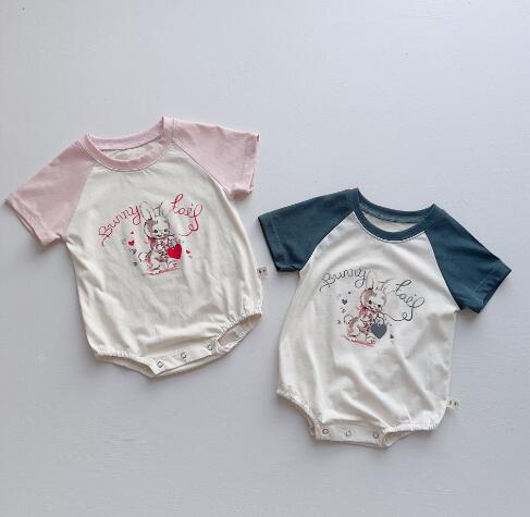 2023夏新品★ベビー服★ロンパース★66-90cm★2色