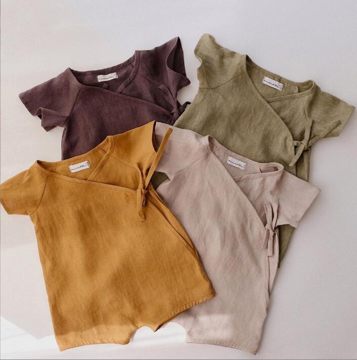 2023★春夏新作★韓国風ベビー服★ロンパース★4色66-90CM