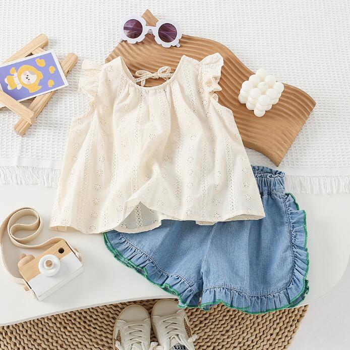 子供服★トップス+パンツ★セットアップ★韓国風子供服★キッズ女の子★80-130CM