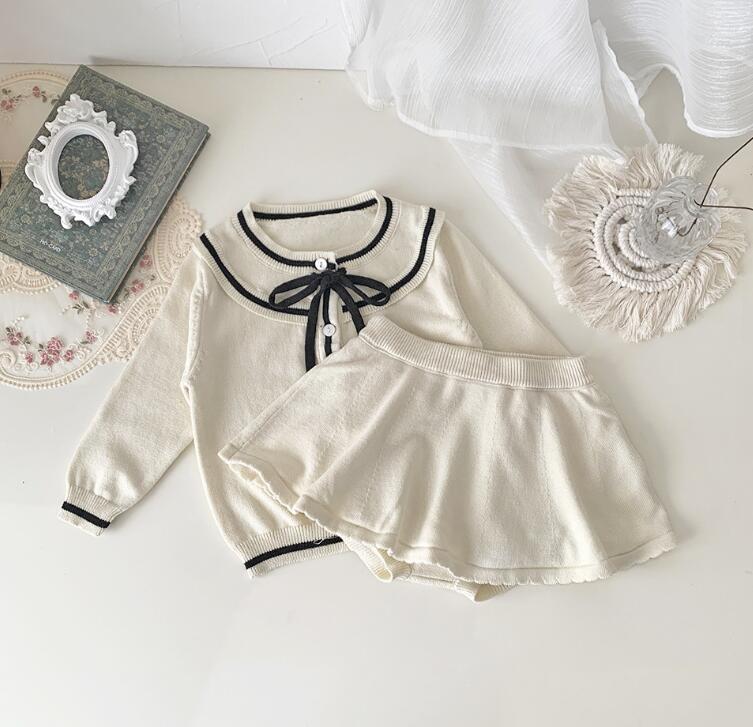 2023新品★子供服　カーディガン+スカート　セット★73-110cm★