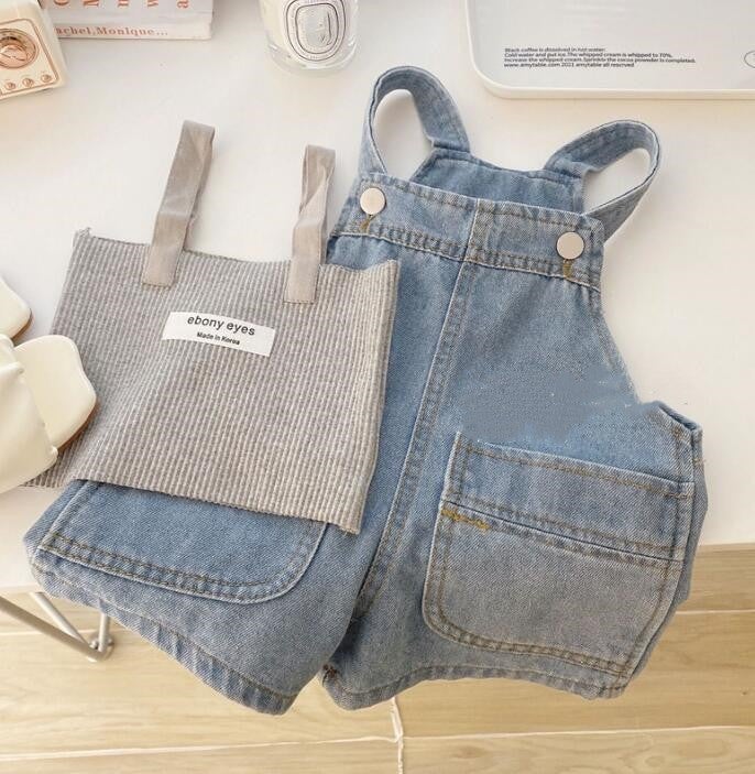 2023★春夏新作★韓国風子供服★トップス★サロペット★80-140CM