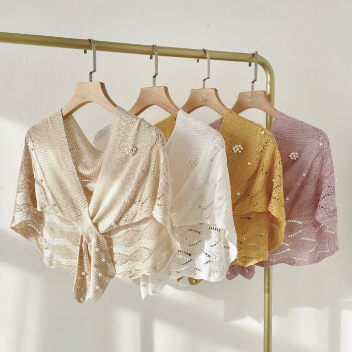 レディース★シャツの飾り★ケープ★肩掛け★ニット★カジュアル★ストール★8色