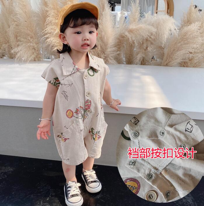 2023★春夏新作★韓国風子供服★連体服★73-120CM