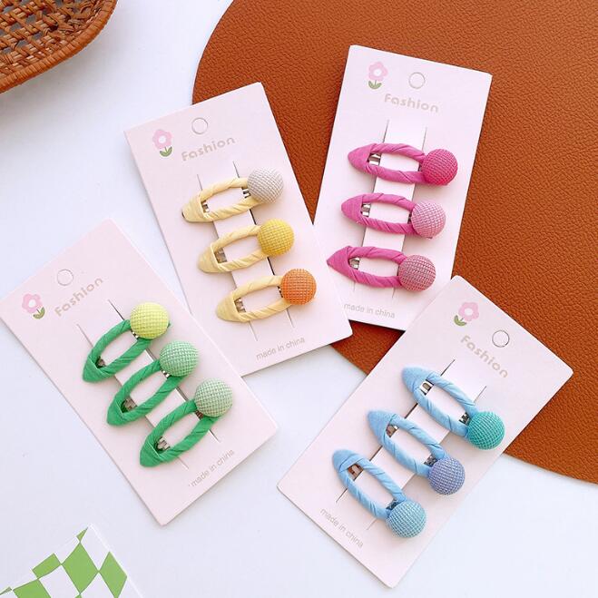 髪飾り★まとめ髪用★ヘアアクセサリー★子供用★キッズ女の子★ヘアピン★3枚入り★多色