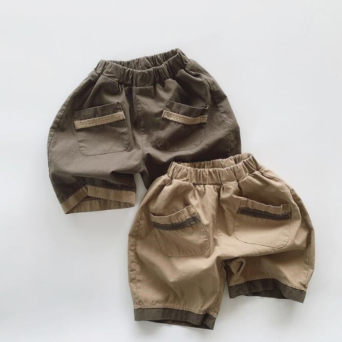 子供服★七分丈パンツ★ボトムス★韓国風子供服★キッズ★カジュアル★2色★80-130CM