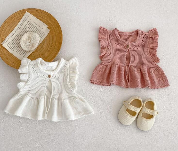 2023年新品★ベビー服　セーター　ベストコート★66-100cm★2色