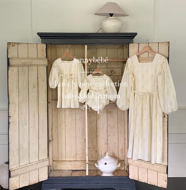 2023秋新品★親子服★ロンパース&ワンピース★66-90/90-130cm★