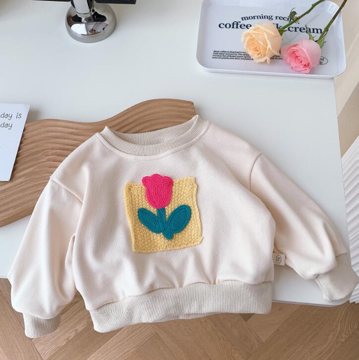 初秋★子供服★トップス★スウェット★韓国風子供服★キッズ女の子★長袖★73-130CM