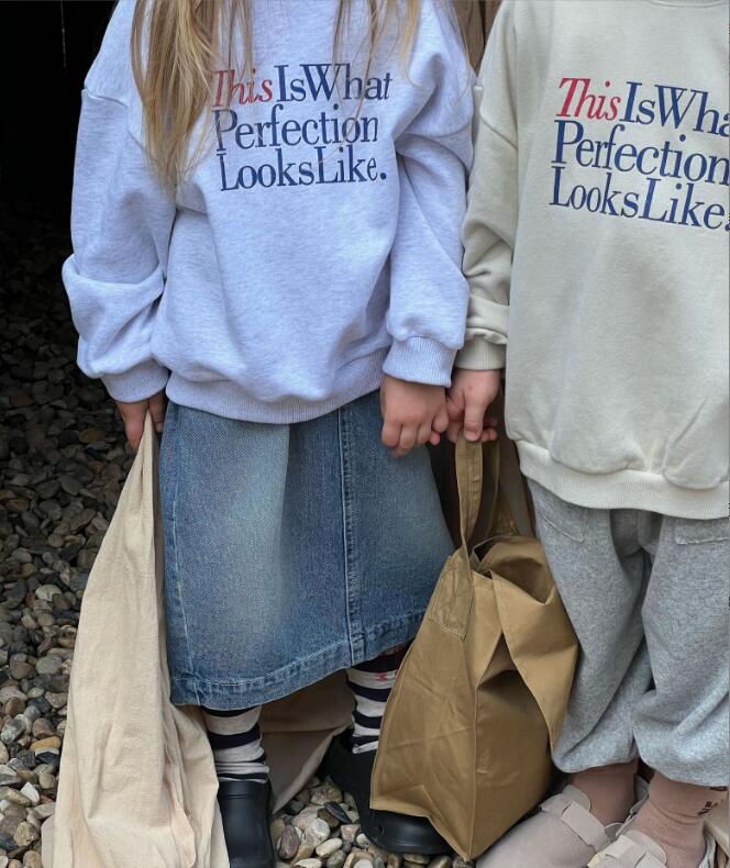 2023★春秋新作★韓国風子供服★スウェット★2色90-130CM