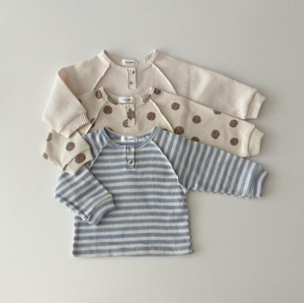 初秋★子供服★トップス★Tシャツ★韓国風子供服★長袖★キッズ女の子★3色★66-120CM